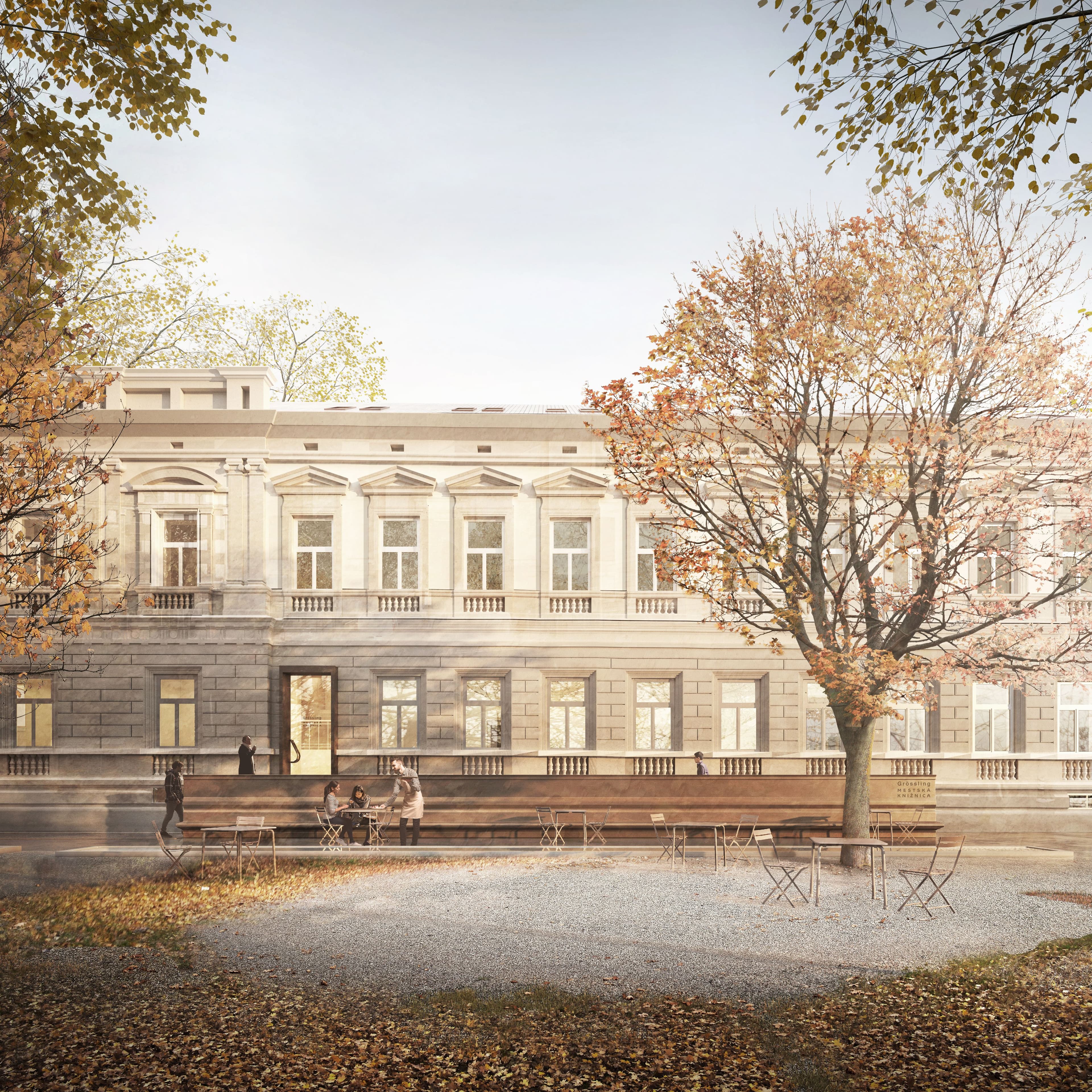 Vizualizácia zrekonštruovaného Grössling, zdroj: OPPS Architettura 