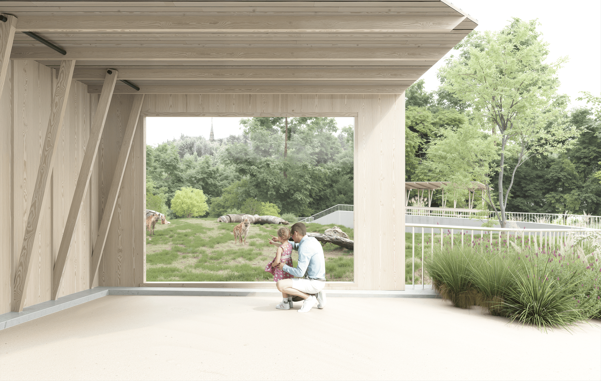 ZOO Bratislava predstavuje zámer nového výbehu pre hyeny škvrnité, ktorý vznikne ako súčasť rozvíjaného územia Afrického kopca.