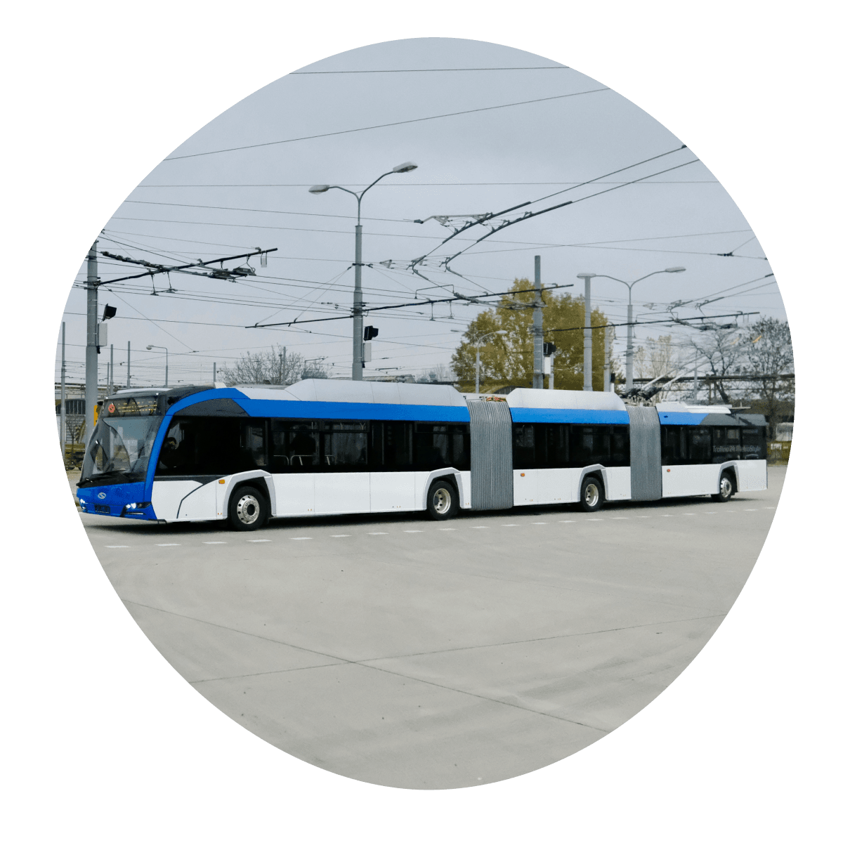Fotka - nový trojčlánkový trolejbus
